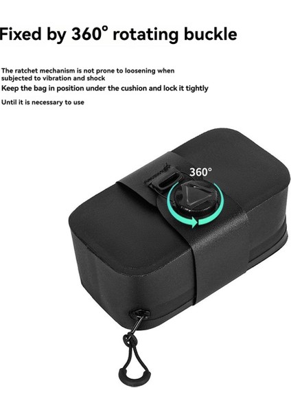 0,5 L Bisiklet Sele Çantası Su Geçirmez Bisiklet Sele Altı Çantası Bisiklet Arka Çantası (Yurt Dışından) indirimleri