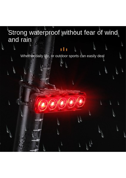Bisiklet Arka Lambası LED Çok Modlu Şarjlı Dağ Bisikleti Yüksek Parlaklıklı Arka Lambası Bisiklet Ekipmanları (Yurt Dışından) indirimleri
