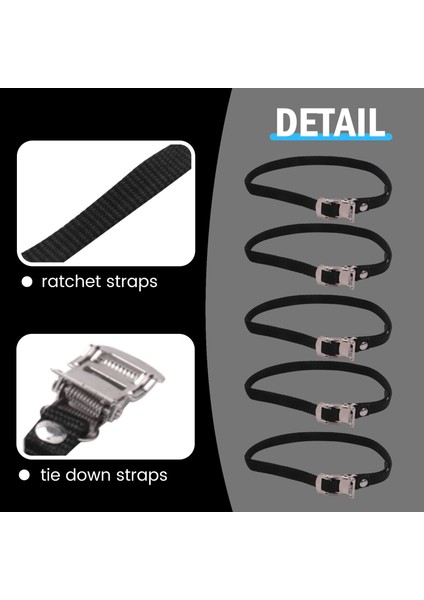 10 Adet Mtb-Yol Bisikleti Ayak Kayışı 50 cm Bisiklet Yarışı Için (Yurt Dışından) fırsatları