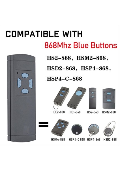 Hormann HS4-868 Garaj Kapısı Uzaktan Kumandalı Kapı Açacağı 2'li Paket (Yurt Dışından) modelleri