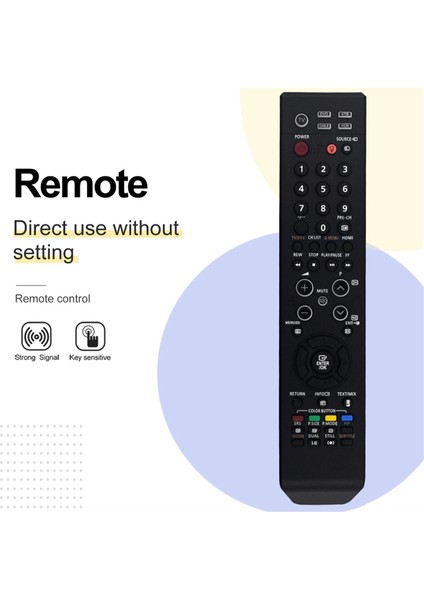 BN59-00611A Uzaktan Kumandayı Samsung Tv LA32S81BDX LA40S81BDX LA46S81BDX Uzaktan Kumanda Için Değiştirin (Yurt Dışından) fırsatları