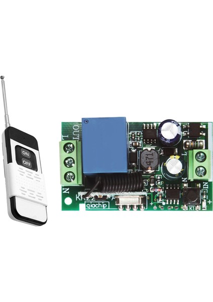 Işıklar, Vantilatörler Için 433MHZ Kablosuz Uzaktan Kumanda Anahtarı - 110V/220V, 10A Röle, 100M Menzil, Kolay Açma/kapatma (Yurt Dışından)