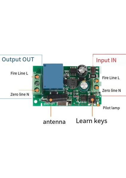 Işıklar, Vantilatörler Için 433MHZ Kablosuz Uzaktan Kumanda Anahtarı - 110V/220V, 10A Röle, 100M Menzil, Kolay Açma/kapatma (Yurt Dışından) fırsatları