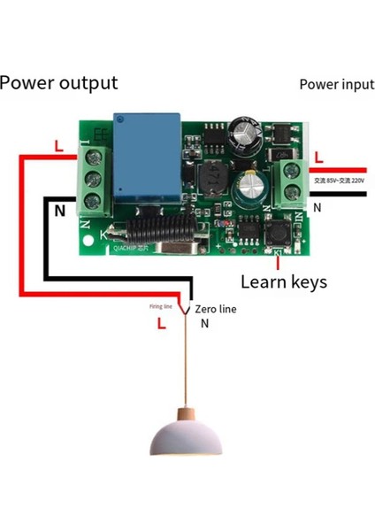 Işıklar, Vantilatörler Için 433MHZ Kablosuz Uzaktan Kumanda Anahtarı - 110V/220V, 10A Röle, 100M Menzil, Kolay Açma/kapatma (Yurt Dışından) indirimleri