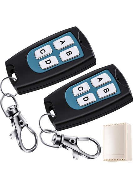 Dc 12V 4 Kanal 200M Kablosuz Rf Uzaktan Kumanda Anahtarı 2 Verici + Alıcı (Yurt Dışından) modelleri