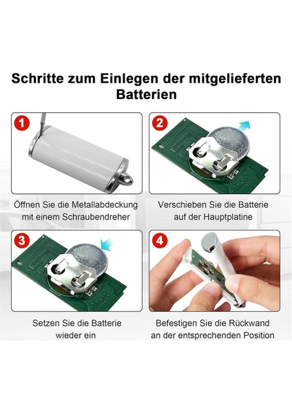 868 Mhz Garaj Kapısı Açacağı, Hormann El Tipi Verici HSE-4-868-BS, HSE2-868-BS Için Garaj Kapısı Uzaktan Kumandası (Yurt Dışından) modelleri