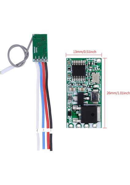 433MHZ Rf Uzaktan Kumanda Anahtarı, Dc 3.6V-24V Cihazlar Için Kablosuz Mini Röle Siyah (Yurt Dışından) indirimleri