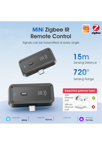 Mini Zigbee Ir Akıllı Uzaktan Kumanda Sesli Zamanlama ve USB Adaptörlü Tv Vantilatör Klima Için (Yurt Dışından) indirimleri