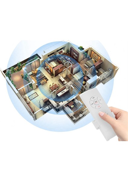 Evrensel Tavan Vantilatörü Uzaktan Kumanda Kiti, 3'ü 1 Arada Tavan Vantilatörü Işık Zamanlaması ve Hızı Kablosuz Uzaktan Kumanda ve Alıcı (Yurt Dışından) indirimleri