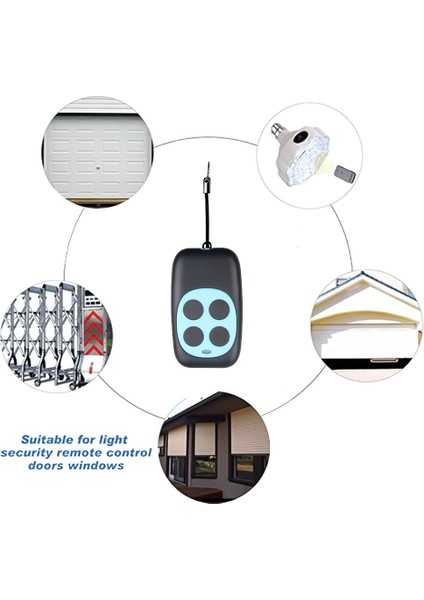 433 Mhz Garaj Kapısı Kopyalama Uzaktan Kumanda Klonlama Rf Verici Kablosuz Uzaktan Kumanda 433 Mhz Kapı Teksir, Yeşil (Yurt Dışından) fırsatları