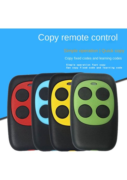 433 Mhz Garaj Kapısı Kopyalama Uzaktan Kumanda Klonlama Rf Verici Kablosuz Uzaktan Kumanda 433 Mhz Kapı Teksir, Yeşil (Yurt Dışından) indirimleri