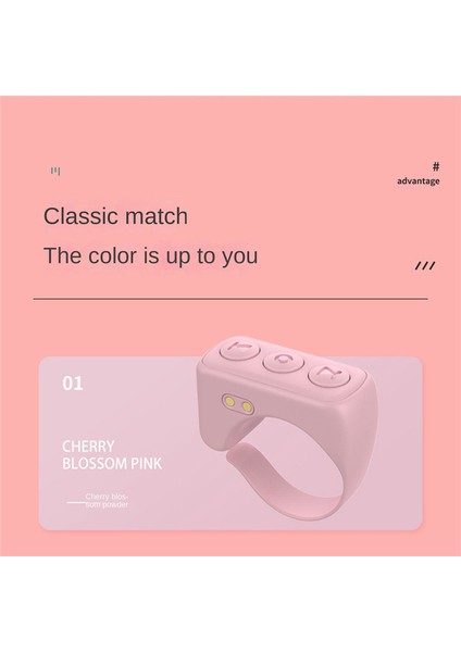 Cep Telefonu Bluetooth Uzaktan Kumanda Tiktok Uzaktan Kumanda Halkası Parmak Ucu Çevirme Video Denetleyicisi (Yurt Dışından) fiyatları