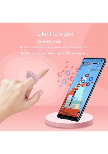 Cep Telefonu Bluetooth Uzaktan Kumanda Tiktok Uzaktan Kumanda Halkası Parmak Ucu Çevirme Video Denetleyicisi (Yurt Dışından) fırsatları