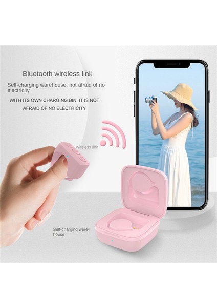 Cep Telefonu Bluetooth Uzaktan Kumanda Tiktok Uzaktan Kumanda Halkası Parmak Ucu Çevirme Video Denetleyicisi (Yurt Dışından) indirimleri