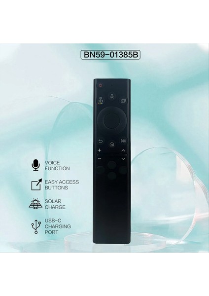 BN59-01385B Samsung Tv Için Yedek Güneş Enerjili Sesli Uzaktan Kumanda (Yurt Dışından)