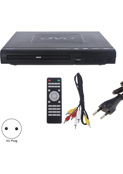 DVD-225 Ev DVD Oynatıcısı Dijital Multimedya Oynatıcısı Uzaktan Kumandalı Av Çıkışlı Tv VCD DVD Oynatıcı Ab Fişi (Yurt Dışından) indirimleri