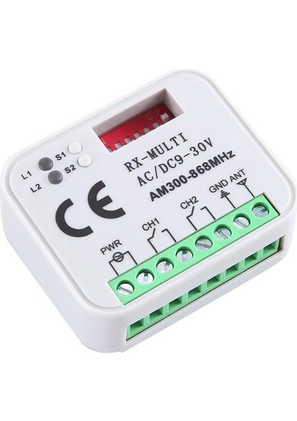 Evrensel Garaj Kapısı Uzaktan Kumandası Rx Çoklu Frekans 300-868MHZ Açma Anahtarı 9-30V Röle Rx 2ch Röle Modülü (Yurt Dışından) modelleri