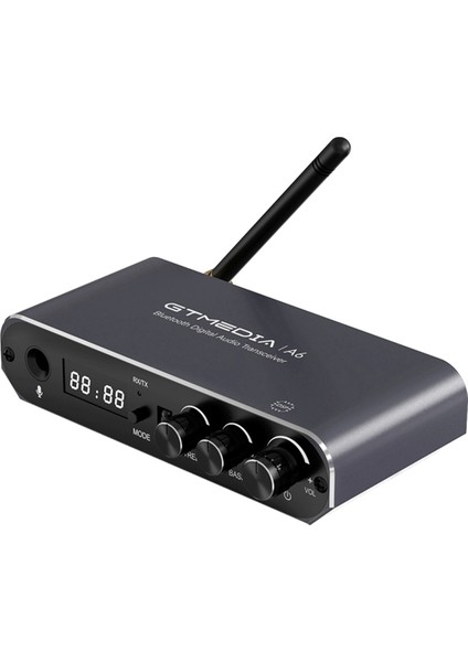 Gtmedıa A6 Bluetooth 5.1 Ses Adaptörü Kablosuz Alıcı ve Verici Uzaktan Kumandalı Tf Kart, USB Disk Destekli (Yurt Dışından) indirimleri