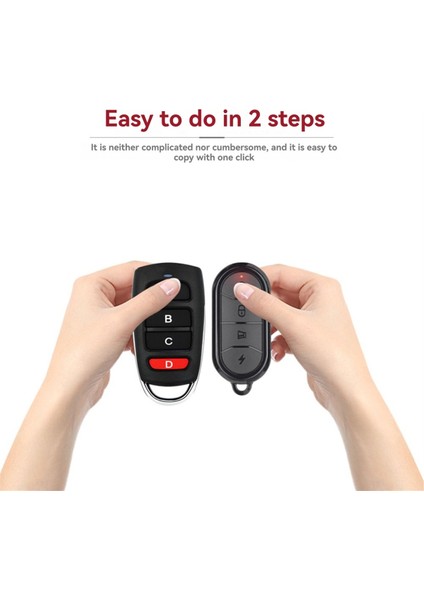 Evrensel 433 Mhz Klon Uzaktan Kumanda 4 Düğmeli Anahtarlık Çoğaltıcı Ev Garaj Kapısı Açacağı Için Yedek (Yurt Dışından) modelleri