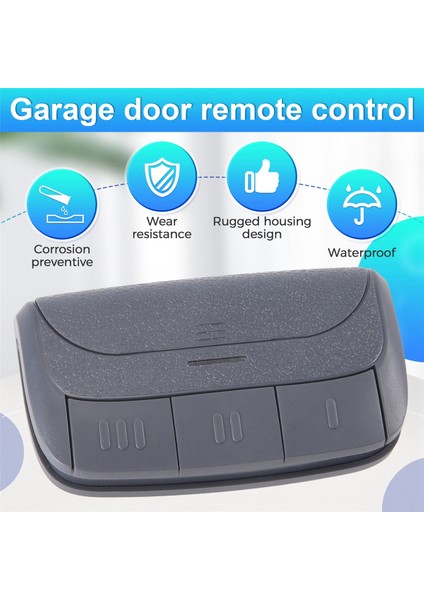 Evrensel Kapı Uzaktan Kumandası Garaj Kapısı Kontrolü 3'ü 1 Arada Çok Frekanslı Uzaktan Kumanda 310-390 Mhz Değişken Kodlu Uzaktan Kumanda (Yurt Dışından) fırsatları
