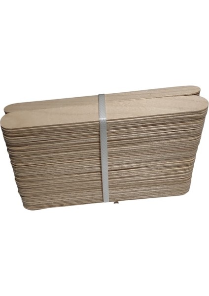 Abeslang Dil Çubuğu 100 Adet Paket - Non Steril Tahta Dil Basacağı