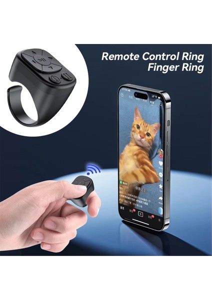 Kaydırma Parmak Uzaktan Kumanda Cep Telefonu Video Blutooth 5.3 Uzaktan Kumanda Selfie Çubuğu Parmak Ucu Kontrol Cihazı (Yurt Dışından) fiyatları