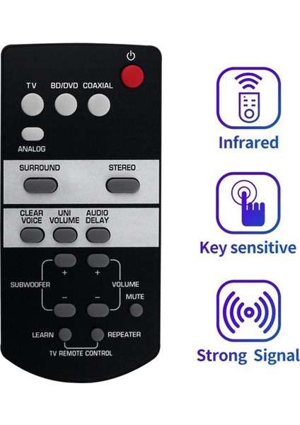 FSR68 ZJ78800 Yamaha Ses Çubuğu Için Uzaktan Kumandayı Değiştirin YAS-103 Yas-93 YAS103 YAS93 (Yurt Dışından) fiyatları