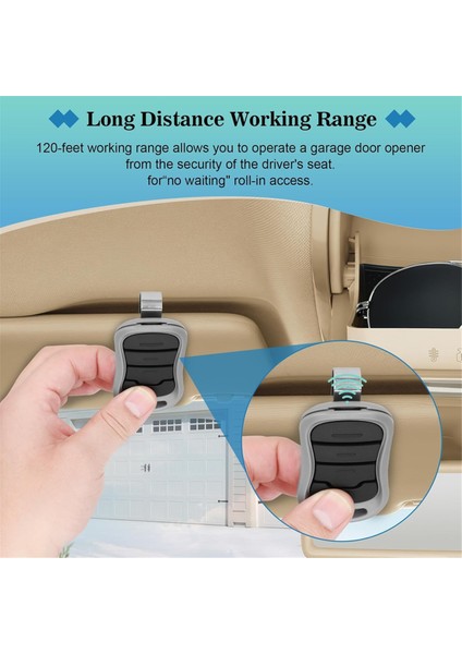 3'lü Paket G3T-A Yedek Genie Garaj Kapısı Açma Kumandası 1997'DEN Günümüze Otomatik Arama 315/390MHZ (Yurt Dışından) indirimleri