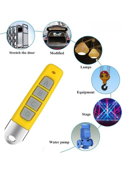 Garaj Kapıları, Kapı Sistemleri Için 433MHZ Rf Uzaktan Kumandalı Kompakt Kablosuz Çoğaltıcı Evrensel Uyumluluk Kolay Kurulum (Yurt Dışından) fiyatları