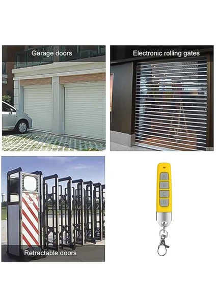 Garaj Kapıları, Kapı Sistemleri Için 433MHZ Rf Uzaktan Kumandalı Kompakt Kablosuz Çoğaltıcı Evrensel Uyumluluk Kolay Kurulum (Yurt Dışından) indirimleri