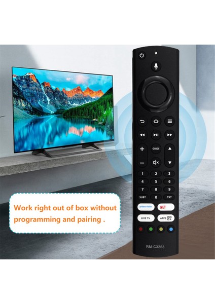 Jvc Fire Tv Için RM-C3253 Sesli Uzaktan Kumandayı Değiştirin LT-49CF890 LT-55CF890 LT-40CF890 LT-50CF890 (Yurt Dışından) fırsatları