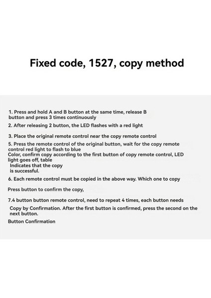 300-868MHZ Otomatik Kopyalama Uzaktan Kumanda Elektrikli Garaj Kapısı Açacağı Kopyalayıcı Klon Kodu 4 Anahtar Verici A (Yurt Dışından) indirimleri