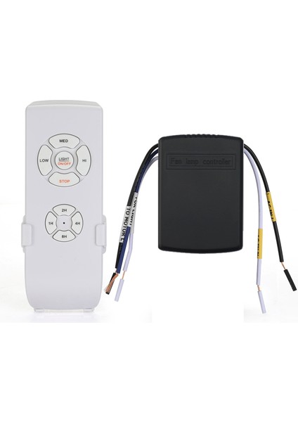Kablosuz Tavan Vantilatörü Lambası Uzaktan Kumanda Kiti Ev Aydınlatma Sistemleri Için Zamanlama Fonksiyonlu Işık Kısıcı Us Plug (Yurt Dışından)