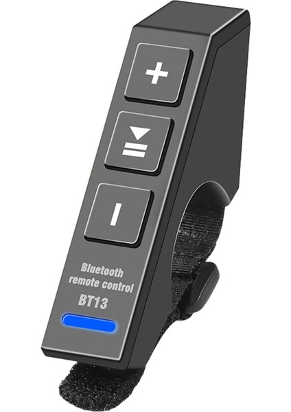 Motosiklet Bisiklet Gidon Uzaktan Kumandası Kablosuz Bluetooth 5.0 Su Geçirmez Gidon Medya Kontrol Cihazı Müzik Çalar (Yurt Dışından)