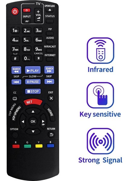 N2QAYB000953 Panasonic Bluray Disk Oynatıcı Için Uzaktan Kumandayı Değiştirin Ir6 DMP-BDT360 DMP-BDT361 DMP-BDT460 DMP-BDT460PS (Yurt Dışından) fiyatları