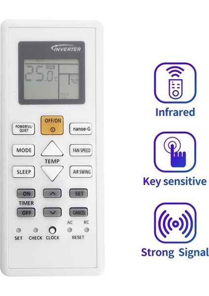 A75C10600 Ac Uzaktan Kumandasını Panasonic A75C10600 Klima Uzaktan Kumandasıyla Değiştirin (Yurt Dışından) fiyatları
