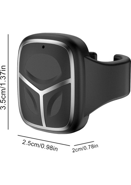 Kablosuz Uzaktan Kumanda Halkaları Cep Telefonu Uzaktan Clicker Sayfa Turner Için Şarj Edilebilir Kamera Deklanşör Selfie Düğmesi (Yurt Dışından) fırsatları