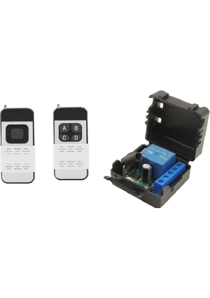 12 V 1ch Röle Alıcı Modülü Kontrol 433 Mhz Kablosuz Işık Anahtarı Kilit Kapısı Için Uzaktan Kumanda (1rc 1A 1c) (Yurt Dışından)