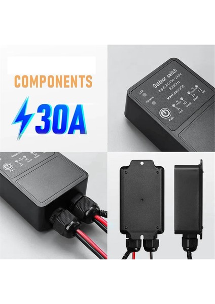 433MHZ Kablosuz Uzaktan Kumanda Anahtarı 220V Yüksek Güç Iletimi (Yurt Dışından) indirimleri