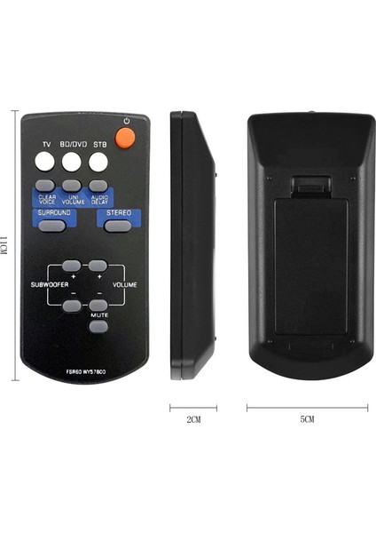 FSR60 WY57800 Yamaha Amplifikatör Için Uzaktan Kumanda Değiştirme YAS101 YAS101BL ATS-1010 YAS-101 YAS-101BL WY578001 (Yurt Dışından) indirimleri