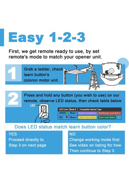 Liftmaster Chamberlain Craftsman 893LM 893MAX 891LM 971LM 973LM 371LM Garaj Kapısı Açıcıları Için Garaj Kapısı Açma Uzaktan Kumandası (Yurt Dışından) fırsatları