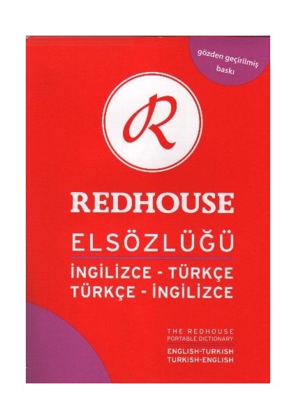 Redhouse El Sözlüğü Ingilizce Türkçe Türkçe Ingilizce (RS-005)