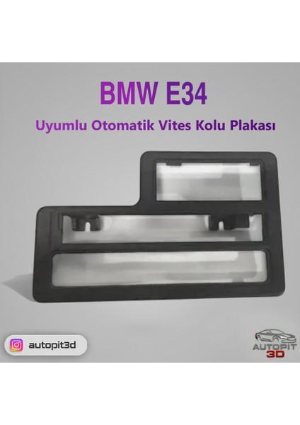 Bmw E34 Uyumlu Otomatik Vites Kolu Plakası