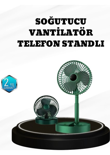 Taşınabilir Şarjlı Mini Fan – Katlanabilir Gövde, 3 Hız Kademesi