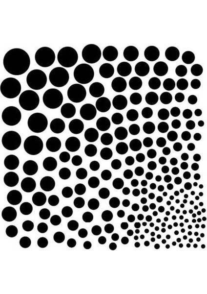 ST-SF002 Içi Dolu Daireler Şemalı Esnek Boya Şablonu fırsatları