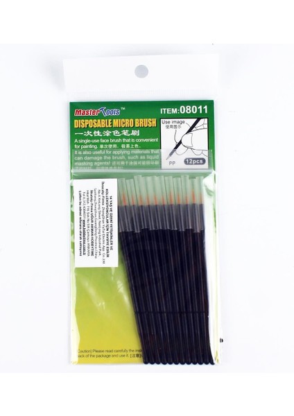 MST 08011 Tek Kullanımlık Mikro Fırçalar, 12 Adet indirimleri
