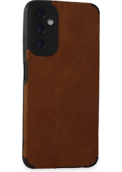 A05S Kılıf Loop Deri Silikon - KAHVERENGI-(5796)