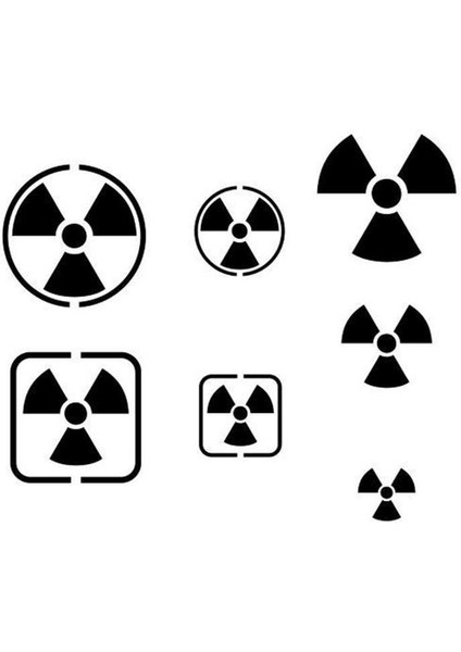 ST-SF005 1/72-1/48-1/32-1/35 Radyasyon Uyarı Şemaları Esnek Boya Şablonu fırsatları