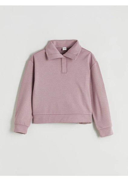 Lcw Kids Lila Polo Yaka Kız Çocuk Sweatshirt ve Eşofman Alt fiyatları