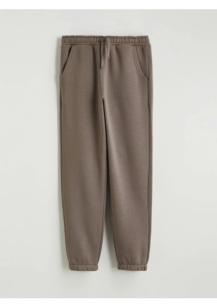 Lcw Kids Kahverengi Bisiklet Yaka Erkek Çocuk Eşofman Takımı fırsatları